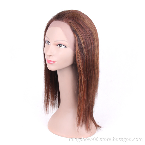 Original virgin human hair wigs 100% human hair cap wig
